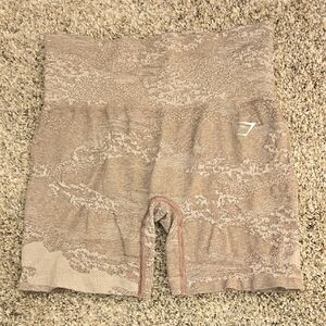 Gymshark Tan Seamless Shorts